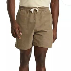Frame Denim Lightweight Cord Short Dark Beige Men’s Size M